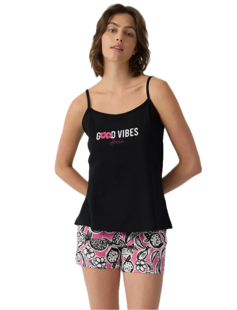 minerva tropical Γυναικείο Καλοκαιρινό Σετ Πιτζάμας 90 53256 364 (Αντιγραφή)