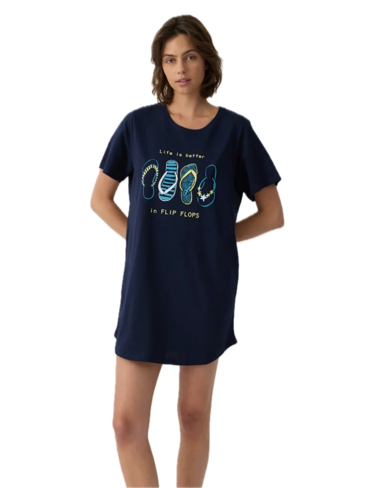 minerva Γυναικείο t shirt dress 90 53246 706 (Αντιγραφή)