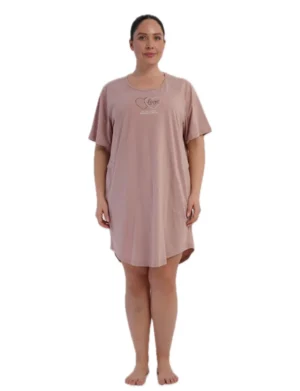 vienetta plus size Γυναικείο Καλοκαιρινό Νυχτικό 601018 200 (Αντιγραφή)
