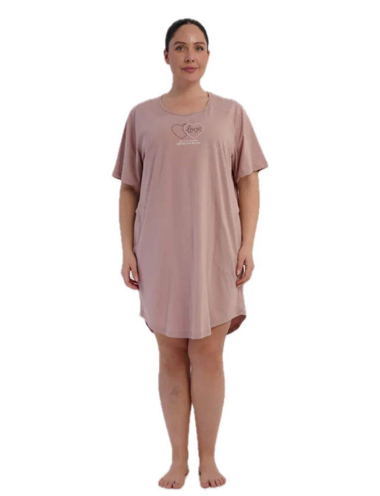 vienetta plus size Γυναικείο Καλοκαιρινό Νυχτικό 601018 200 (Αντιγραφή)