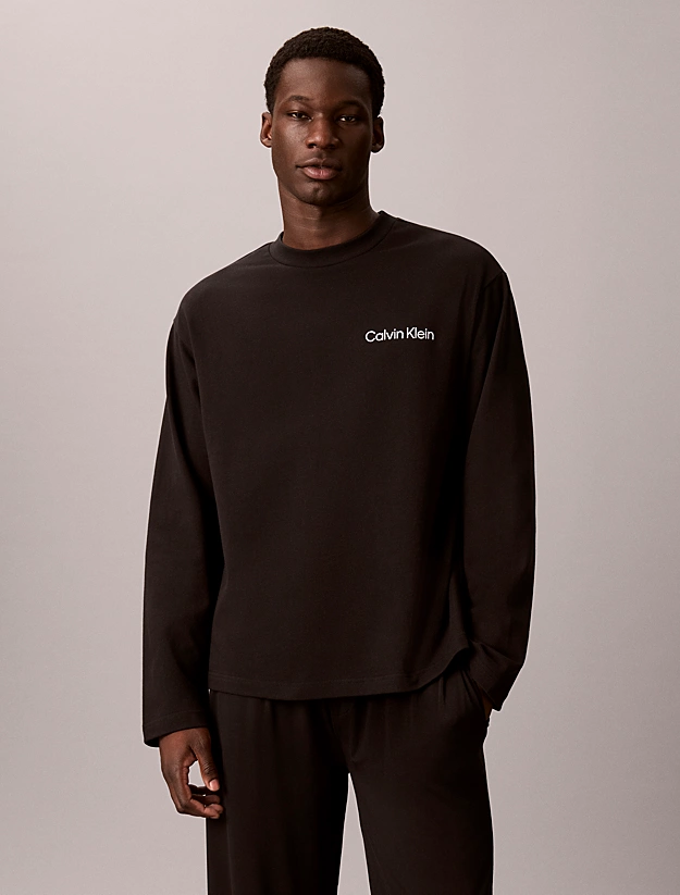 calvin klein Ανδρικό lounge t shirt lv00nm2928 ub1