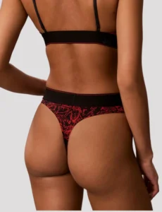Calvin Klein Graphic Monogram Γυναικείο Thong LV00QF8813-4OS