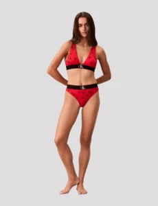 Calvin Klein Graphic Monogram Γυναικείο Thong LV00QF8813-6M9