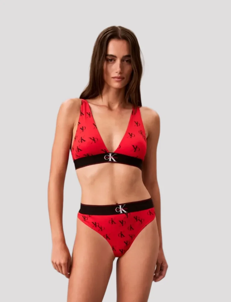 Calvin Klein Graphic Monogram Γυναικείο Σουτιέν LV00QF8703-6M9