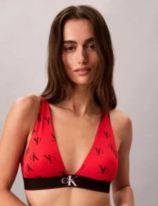 Calvin Klein Graphic Monogram Γυναικείο Σουτιέν LV00QF8703-6M9