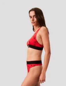 Calvin Klein Graphic Monogram Γυναικείο Σουτιέν LV00QF8703-6M9