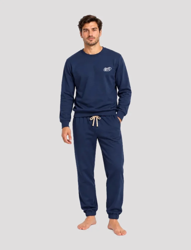 Minerva Plus Size Ανδρικό Χειμερινό Σετ Πιτζάμας 90-71494-135-1