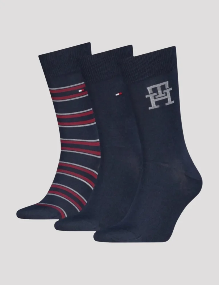 Tommy Hilfiger Giftbox Ανδρικές Κάλτσες 3Pack 701241159-001