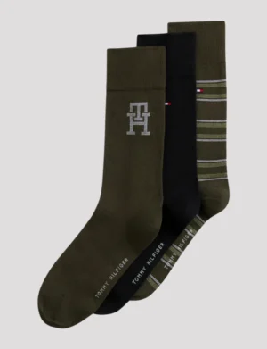 Tommy Hilfiger Giftbox Ανδρικές Κάλτσες 3Pack 701241159-004