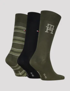 Tommy Hilfiger Giftbox Ανδρικές Κάλτσες 3Pack 701241159-004