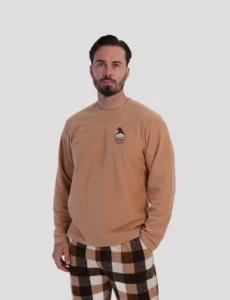 Vienetta Fleece Ανδρικό Χειμερινό Σετ Πιτζάμας 161922-0002