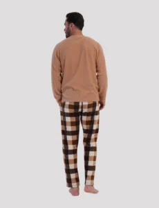 Vienetta Fleece Ανδρικό Χειμερινό Σετ Πιτζάμας 161922-0002