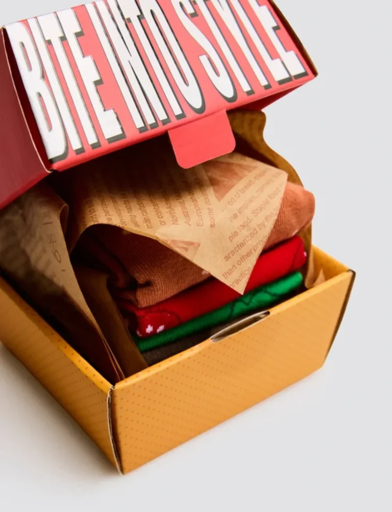 Ysabel mora Gift Box Burger Γυναικείες Κάλτσες 3Pack Υ17501-16